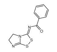 3-Benzoylimino-5,6-dihydro-3H[imidazo[2,1-c][1,2,4]dithiazole] Structure