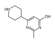 2-methyl-6-(4-piperidinyl)-4-pyrimidinol(SALTDATA: 2HCl 1.5H2O) Structure