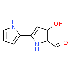 [2,2-Bi-1H-pyrrole]-5-carboxaldehyde,4-hydroxy-(9CI) Structure