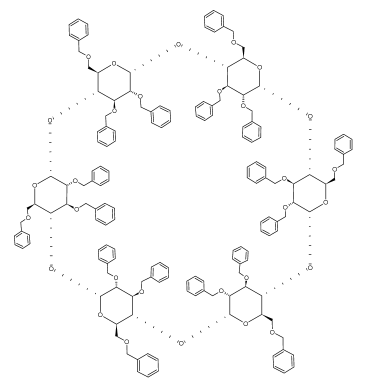 perbenzylated α-CD structure