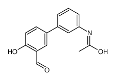 N-[3-(3-formyl-4-hydroxyphenyl)phenyl]acetamide Structure