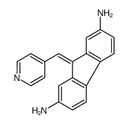 9-(pyridin-4-ylmethylidene)fluorene-2,7-diamine Structure