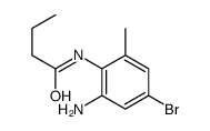 N-(2-amino-4-bromo-6-methylphenyl)butanamide结构式