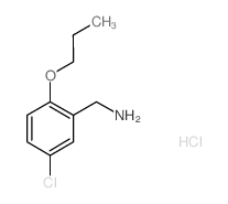 (5-chloro-2-propoxyphenyl)methanamine,hydrochloride Structure