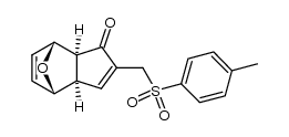 4-(p-tolylsulphonyl)methyl-exo-10-oxatricyclo[5.2.1.02,6]deca-4,8-dien-3-one Structure