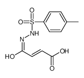 (E)-4-[2-(4-methylphenyl)sulfonylhydrazinyl]-4-oxobut-2-enoic acid结构式