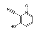 2-Pyridinecarbonitrile,3-hydroxy-,1-oxide(9CI)结构式