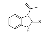 2H-Benzimidazole-2-thione,1,3-dihydro-1-(1-methylethenyl)-(9CI) structure