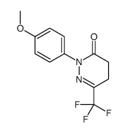 2-(4-甲氧基苯基)-6-(三氟甲基)-4,5-二氢吡嗪-3(2H)-酮结构式