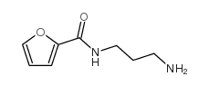 FURAN-2-CARBOXYLIC ACID (3-AMINO-PROPYL)-AMIDE结构式