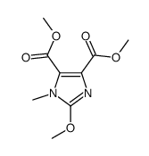 dimethyl 2-methoxy-1-methylimidazole-4,5-dicarboxylate结构式