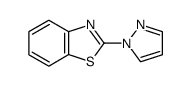 Benzothiazole, 2-(1H-pyrazol-1-yl)- (9CI)结构式