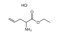 Ethyl (S)-2-aminopent-4-enoate hydrochloride structure