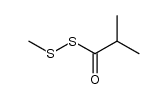 2-methylpropanedithioperoxy acid methyl ester Structure