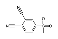 4-methylsulfonylbenzene-1,2-dicarbonitrile结构式