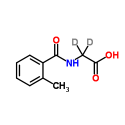 2-Methyl Hippuric Acid-d2 Structure