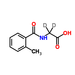 2-Methyl Hippuric Acid-d2 structure