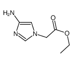 ethyl 2-(4-aminoimidazol-1-yl)acetate结构式