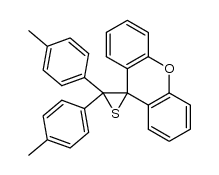 3,3-di-p-tolyl-spiro[thiirane-2,9'-xanthene] Structure
