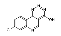 8-chloro[1,2,3]triazino[5,4-c]quinolin-4-ol结构式