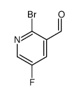 2-bromo-5-fluoropyridine-3-carbaldehyde结构式