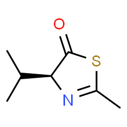 5(4H)-Thiazolone,2-methyl-4-(1-methylethyl)-,(S)-(9CI) Structure