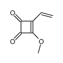 3-ethenyl-4-methoxycyclobut-3-ene-1,2-dione Structure