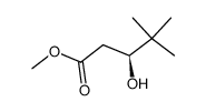 (S)-methyl 3-hydroxy-4,4-dimethylpentanoate Structure