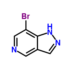 7-溴-1H-吡唑并[4,3-C]吡啶结构式