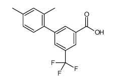 3-(2,4-dimethylphenyl)-5-(trifluoromethyl)benzoic acid Structure