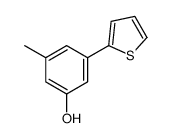 3-methyl-5-thiophen-2-ylphenol结构式