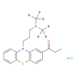 丙酰丙嗪-D6盐酸盐结构式