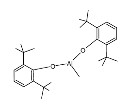 methylaluminum bis(2,6-di-tert-butylphenoxide)结构式