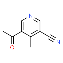 3-Pyridinecarbonitrile, 5-acetyl-4-methyl- (9CI)结构式