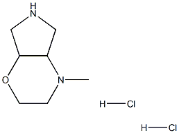 Pyrrolo[3,4-b]-1,4-oxazine, octahydro-4-methyl-, dihydrochloride Structure