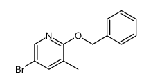 2-(benzyloxy)-5-bromo-3-Methylpyridine Structure