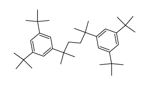 2,5-Bis(3,5-di-tert-butylphenyl)-2,5-dimethylhexane结构式