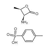 (3S,4R)-2-methyl-4-oxo-3-oxetanylammonium toluene-4-sulfonate Structure