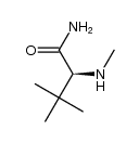 (S)-N-methyl-tert-leucinamide结构式