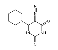 5-diazo-6-(piperidin-1-yl)dihydropyrimidine-2,4(1H,3H)-dione Structure