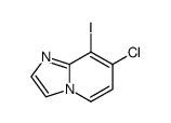 7-chloro-8-iodoimidazo[1,2-a]pyridine结构式