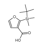 2-(tert-butyldimethylsilyl)furan-3-carboxylic acid Structure