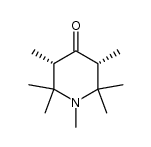 cis-1,2,2,3,5,6,6-heptamethyl-4-piperidone结构式