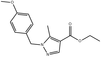 JR-13594, Ethyl 1-(4-methoxybenzyl)-5-methyl-1H-pyrazole-4-carboxylate Structure