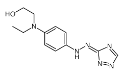 2-[N-ethyl-4-[2-(1,2,4-triazol-3-ylidene)hydrazinyl]anilino]ethanol结构式