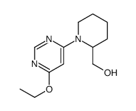 [1-(6-Ethoxy-pyrimidin-4-yl)-piperidin-2-yl]-Methanol structure