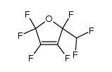 2-Difluoromethylpentafluoro-3,4-oxolen Structure