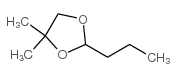 4,4-dimethyl-2-propyl-1,3-dioxolane结构式