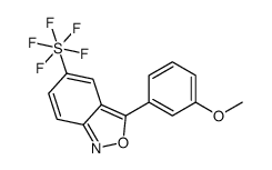 3-(3-Methoxyphenyl)-5-(pentafluoro-λ6-sulfanyl)-2,1-benzoxazole Structure