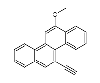 5-ethynyl-12-methoxychrysene结构式
